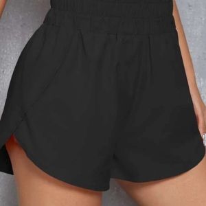 High waist running short